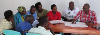 Group work in Burundi Meeting in Burundi